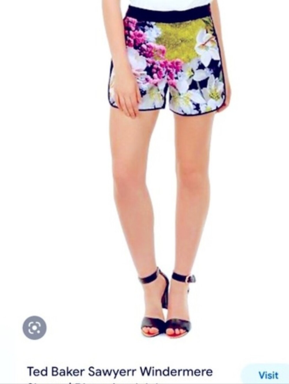 Ted Baker Women's  Windermere Shorts Sawyerr Floral Bloomcore Spring Resort